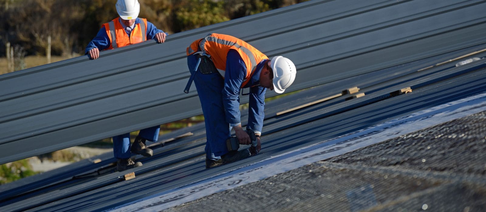 commercial roofing replacement header